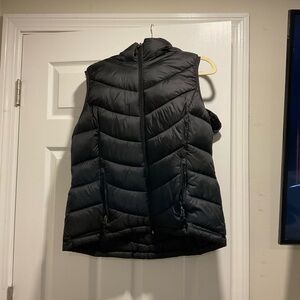 Charter Club Black Quilted Vest